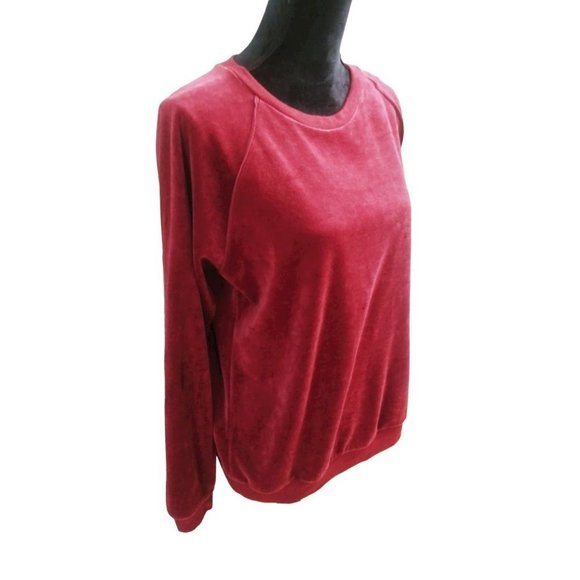 NWT Women's Knox Rose Soft Rib Knit‎ Cuffed Long Sleeve Sweatshirt - Picture 2 of 9